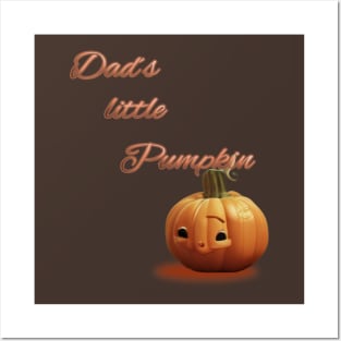 Dad´s little pumpkin Posters and Art